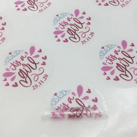 PET Transparent Sticker PET Transparent Sticker