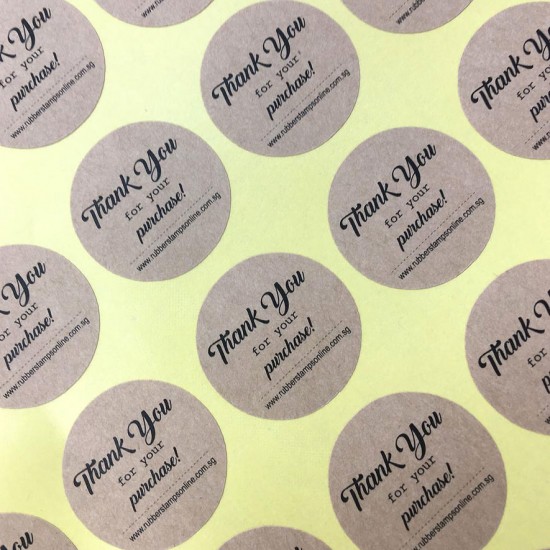 Kraft Paper Sticker Kraft Paper Sticker